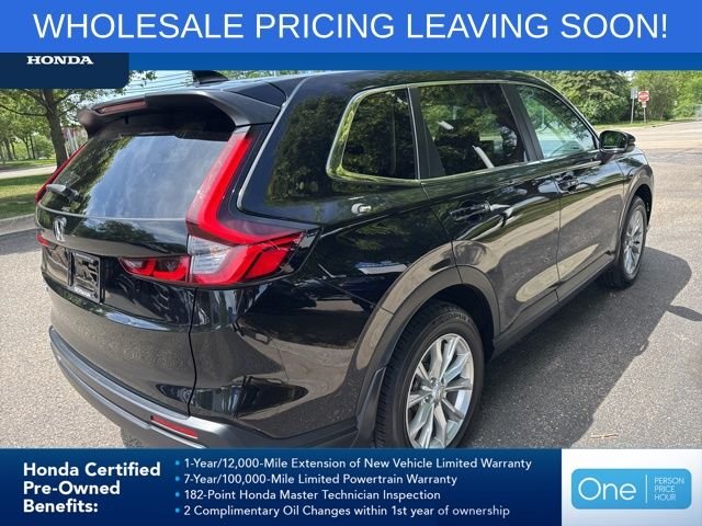 Certified Used 2025 Crystal Black Pearl Honda 1.5T AWD EX image 8