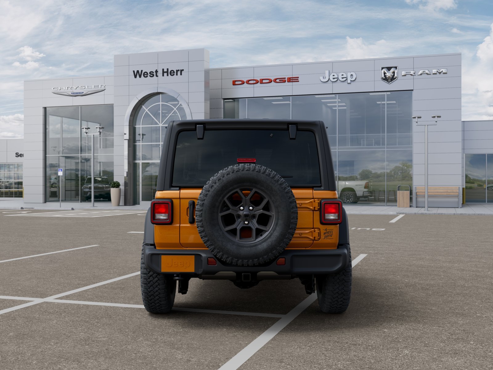 New 2026 Goldilocks Exterior Paint Jeep WRANGLER 4-DOOR WILLYS image 33