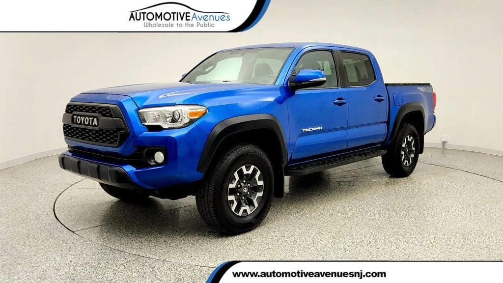 Used 2017 Blazing Blue Pearl Toyota TRD Off Road Double Cab 5