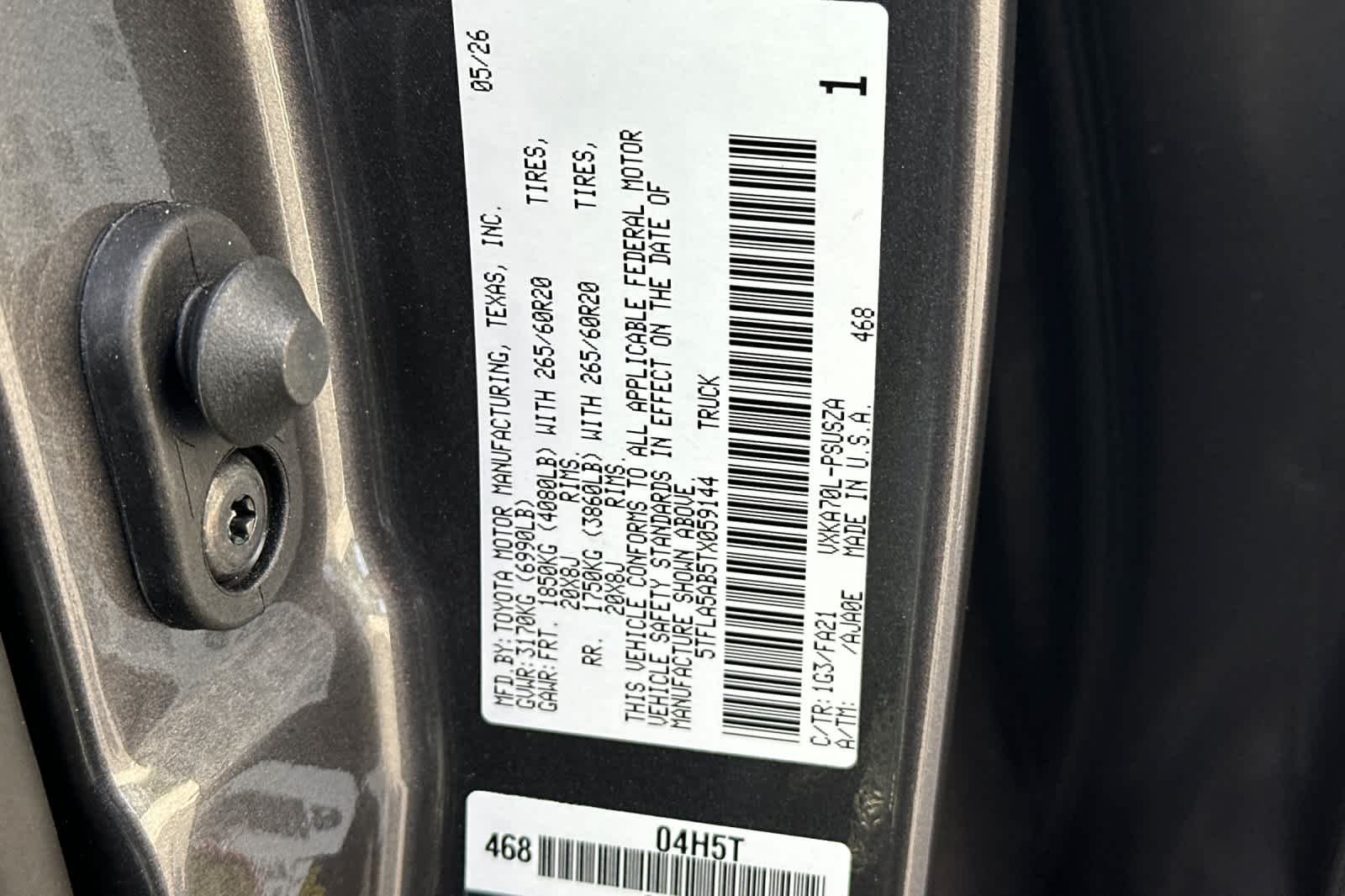 New 2026 Magnetic Gray Metallic Toyota  SR5 image 25