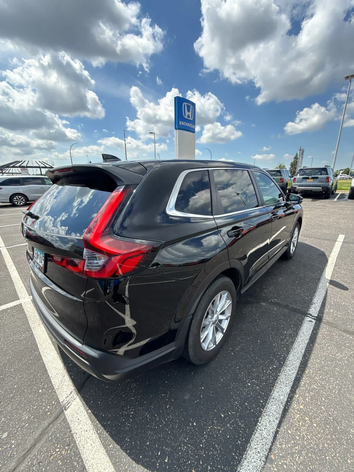 Used 2024 Crystal Black Pearl Honda EX image 5