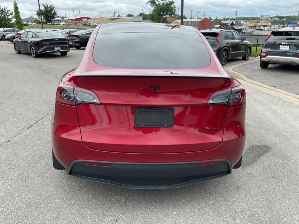 Used 2025 Ultra Red Tesla Performance image 8