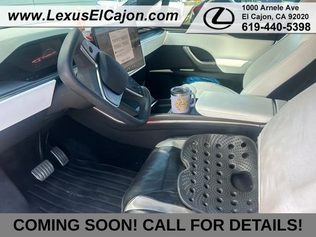 Used 2022 Red Tesla Plaid image 4