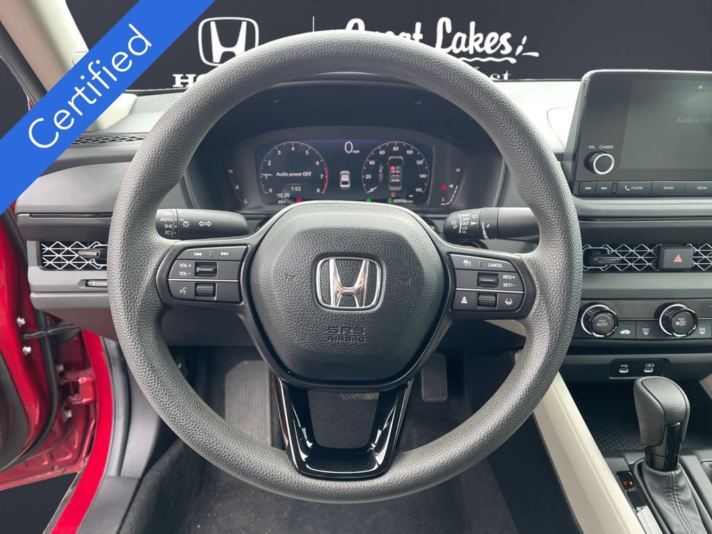 Certified Used 2025 Radiant Red Metallic Honda LX image 12