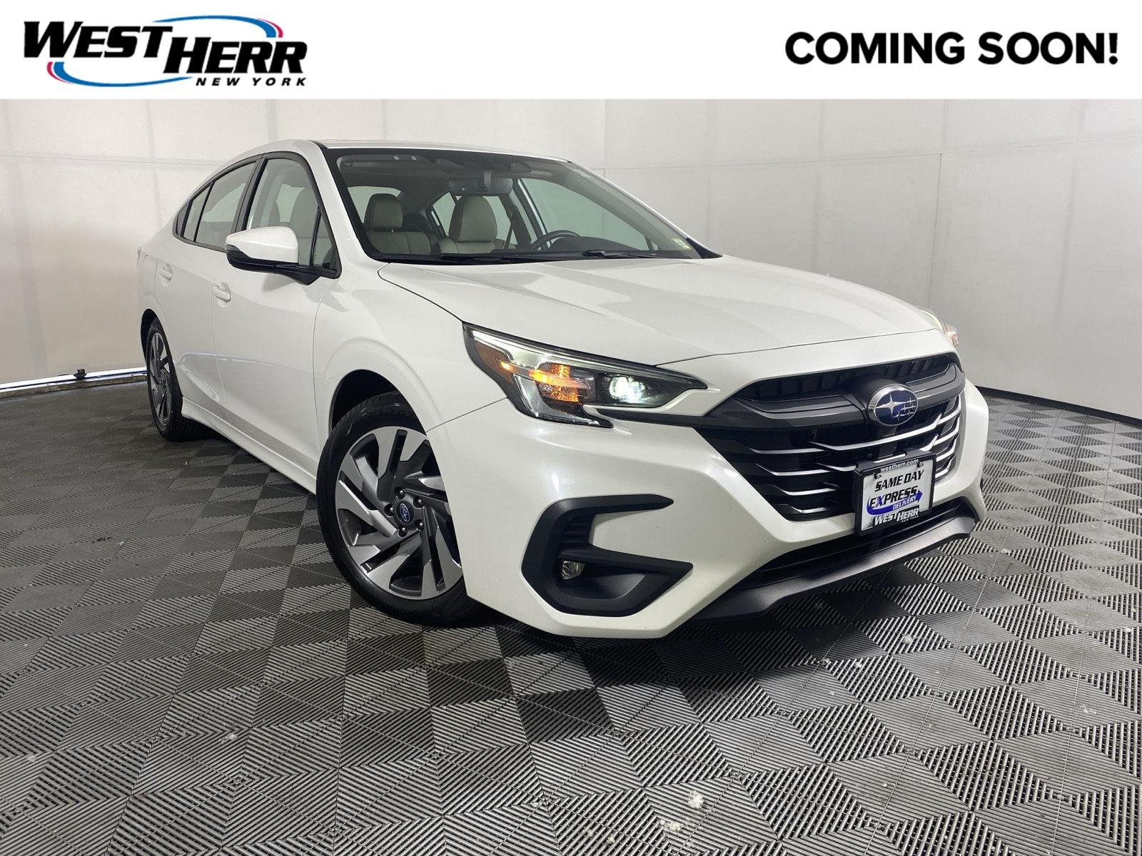 Used 2024 Crystal White Pearl Subaru Limited image 1