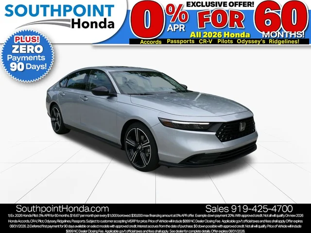 2026 Honda Accord SE