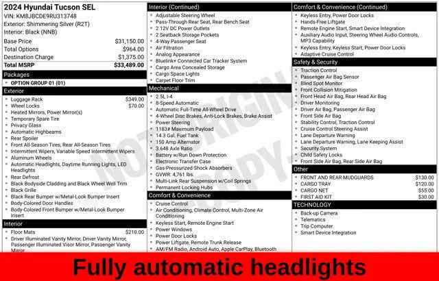 Used 2024 Silver Hyundai SEL image 44