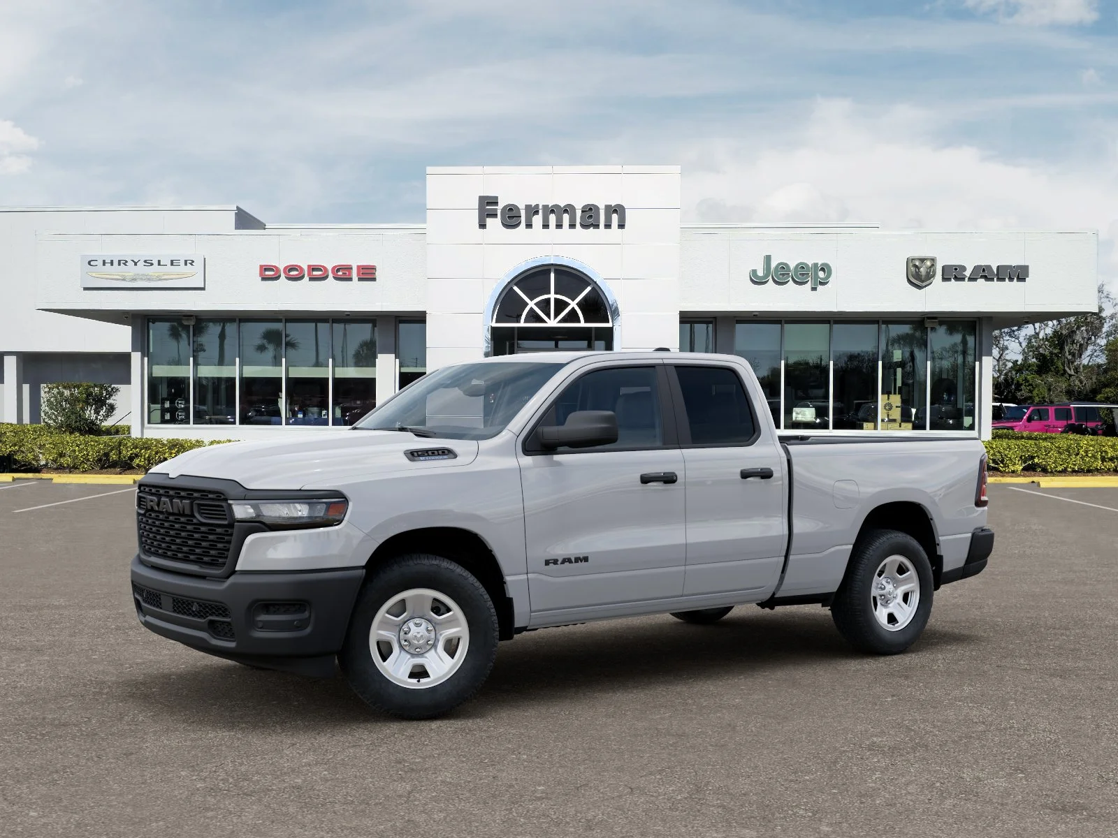 New 2026 Bright White Clear-Coat Exterior Paint RAM Tradesman image 3