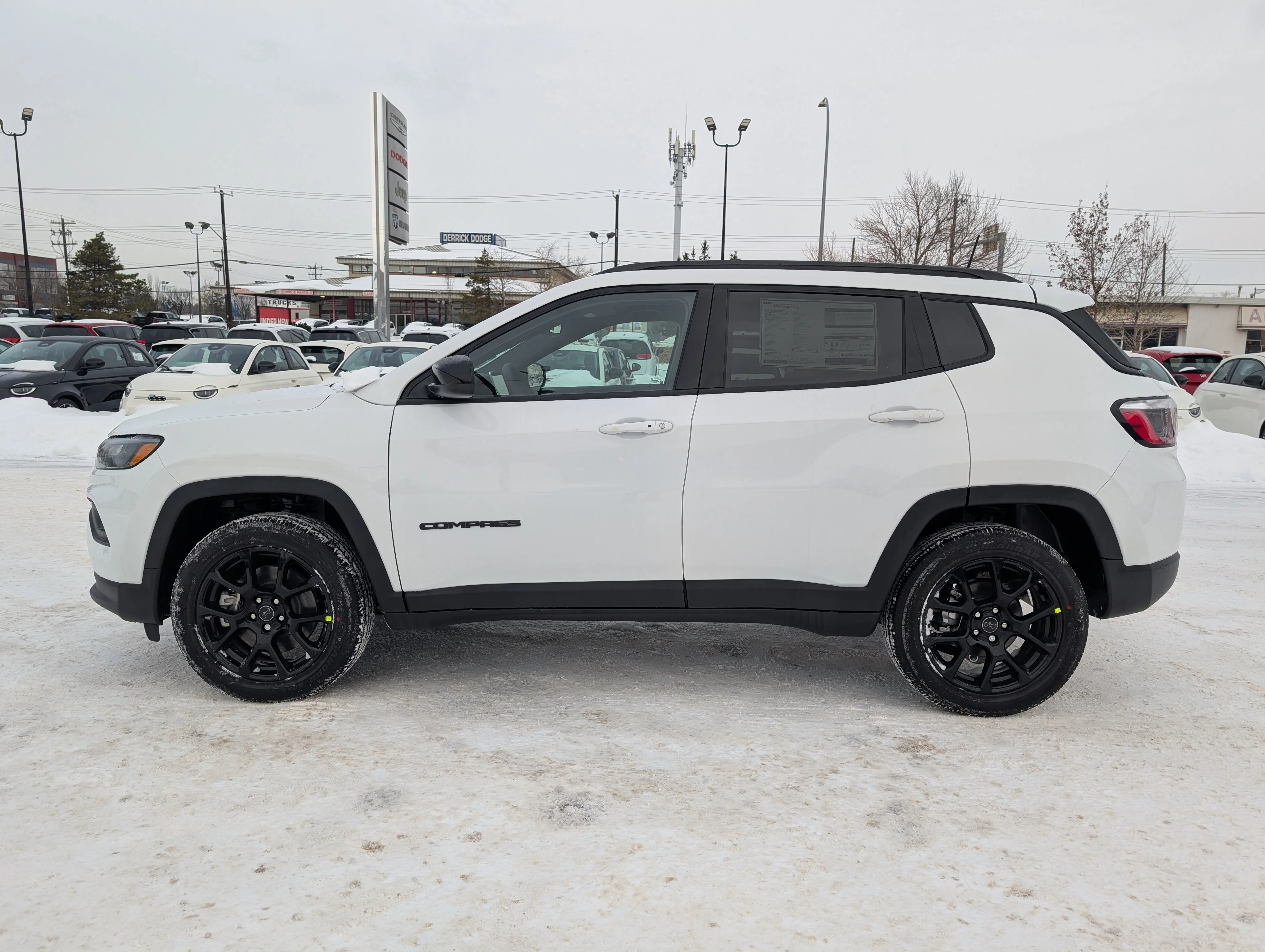 New 2026 Bright White Jeep North image 3