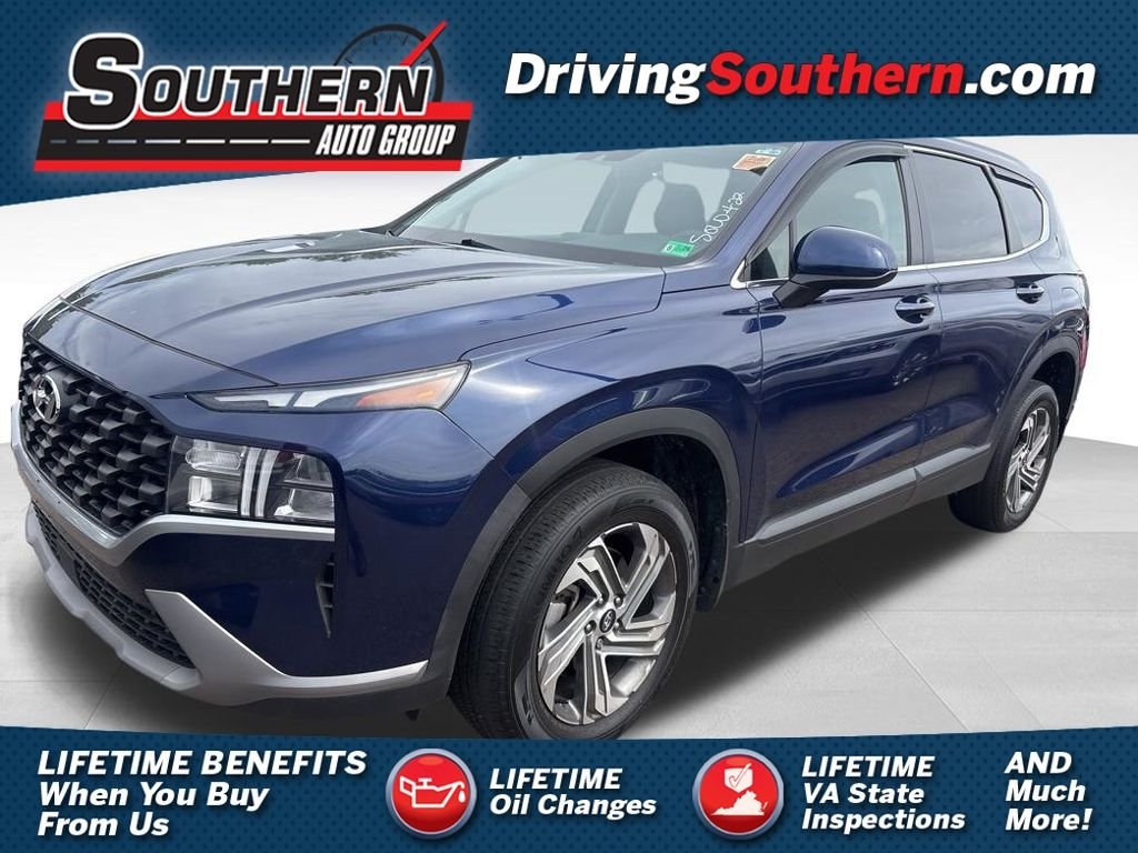 Used 2023 Blue Hyundai SE image 1