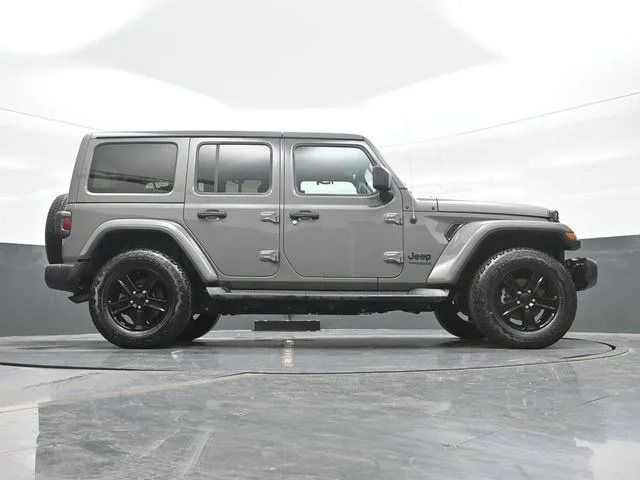 Used 2021 Gray Jeep Unlimited Sahara Altitude image 24