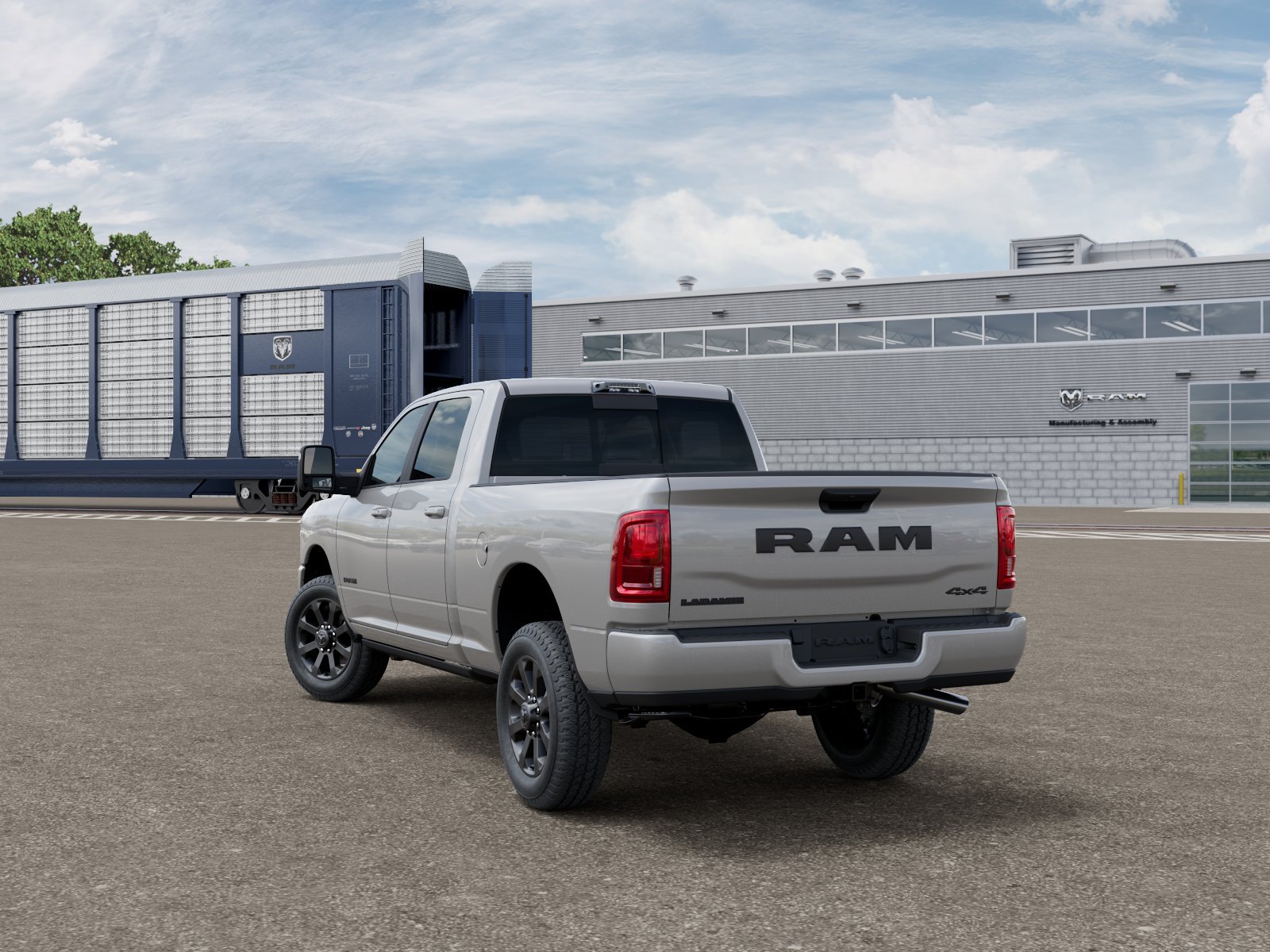 New 2026 Silver-Zynith Exterior Paint RAM LARAMIE image 3