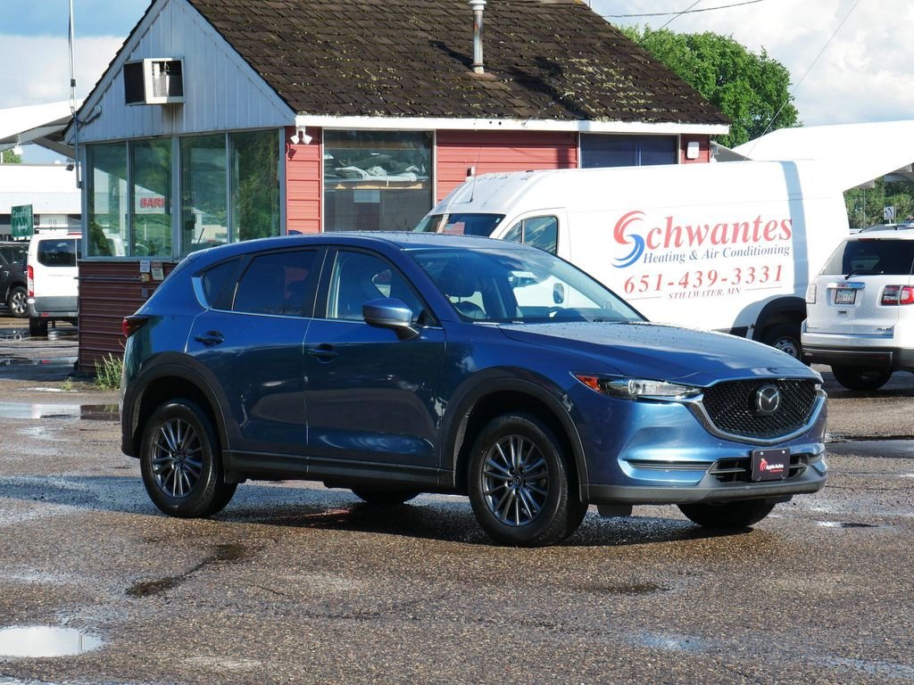 Used 2021 Blue Mazda Touring image 1