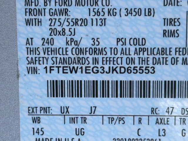 Used 2018 Silver Ford XLT image 31