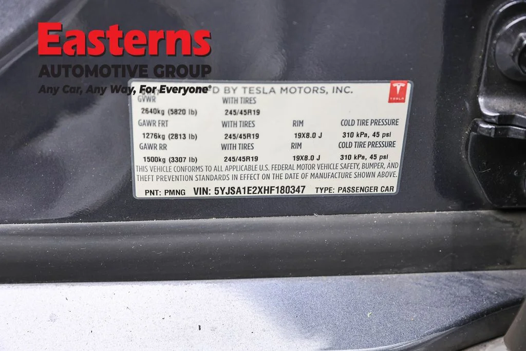 Used 2017 Gray Tesla 90D image 32