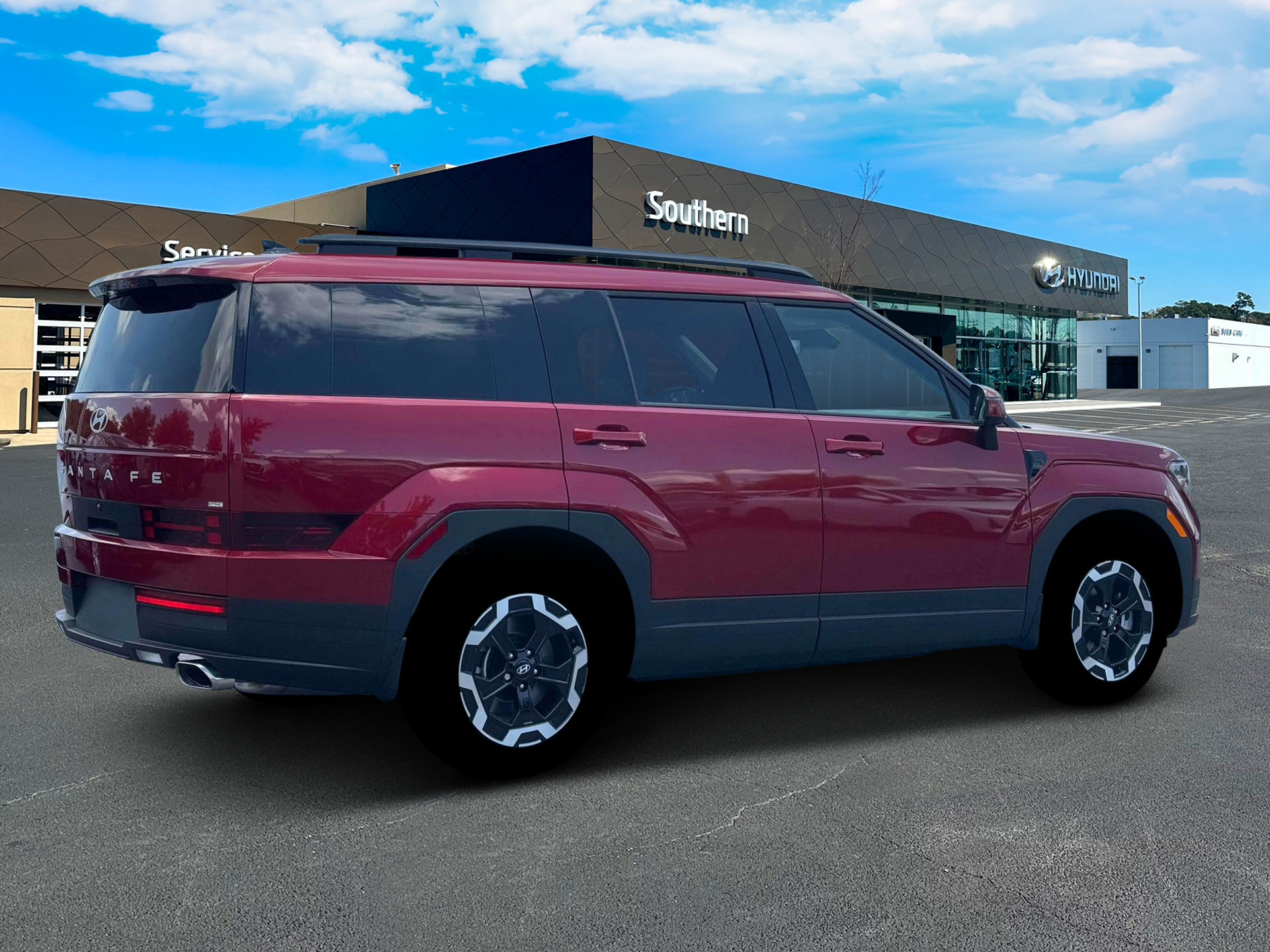 New 2026 Red Hyundai SEL AWD image 8