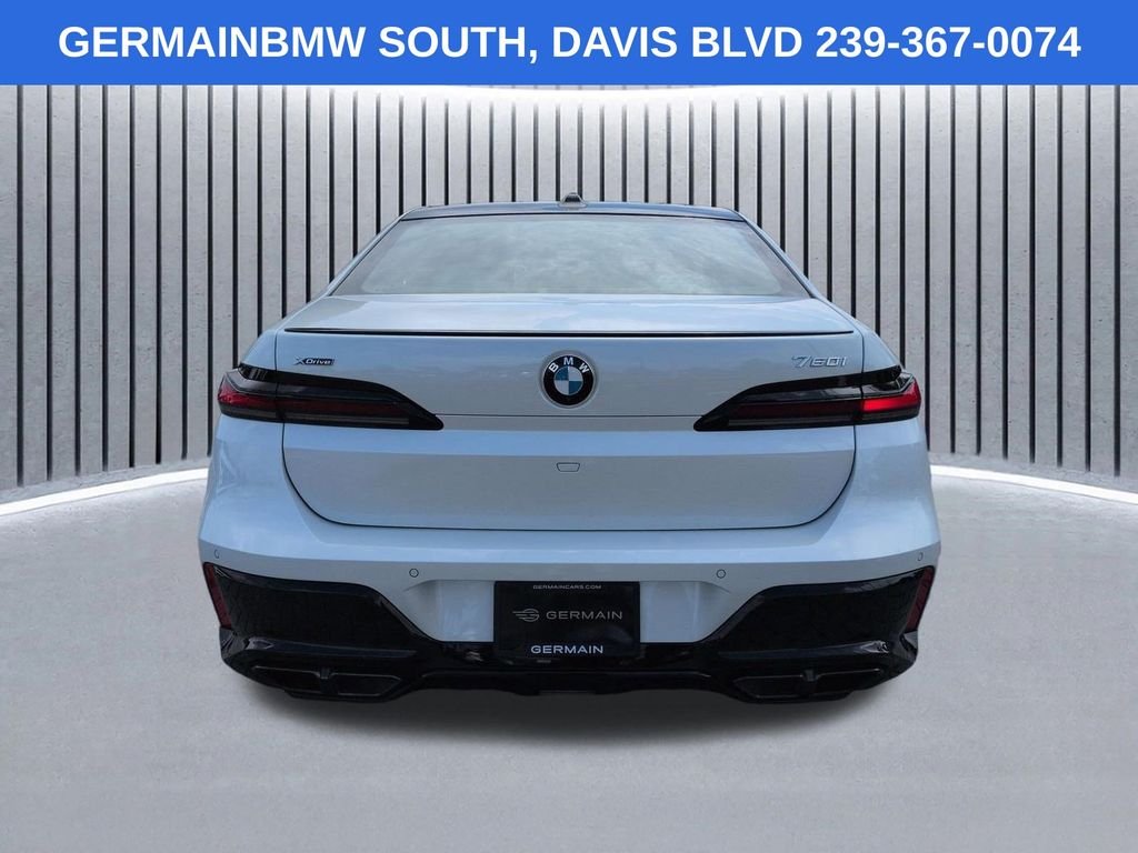 Certified Used 2025 White Metallic BMW 760i xDrive image 6