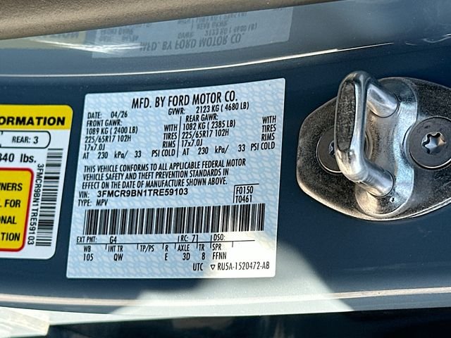 New 2026 Azure Gray Metallic Tri-Coat Ford Big Bend image 64