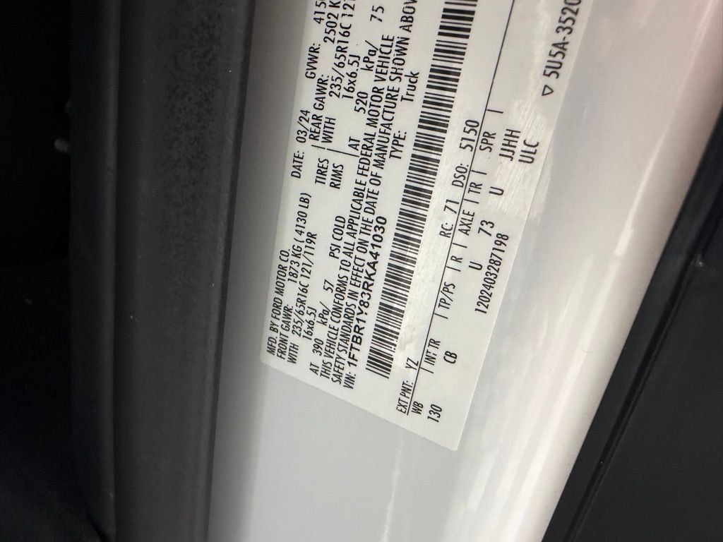 Certified Used 2024 White Ford Base image 31