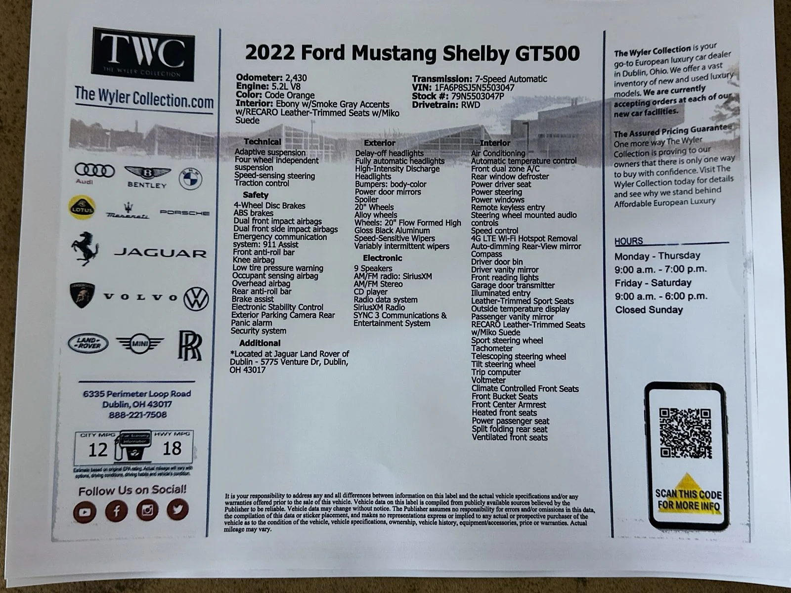 Used 2022 Orange Ford  image 43