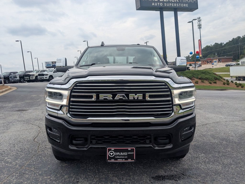 Used 2023 Diamond Black Crystal Pearlcoat Ram Laramie image 2