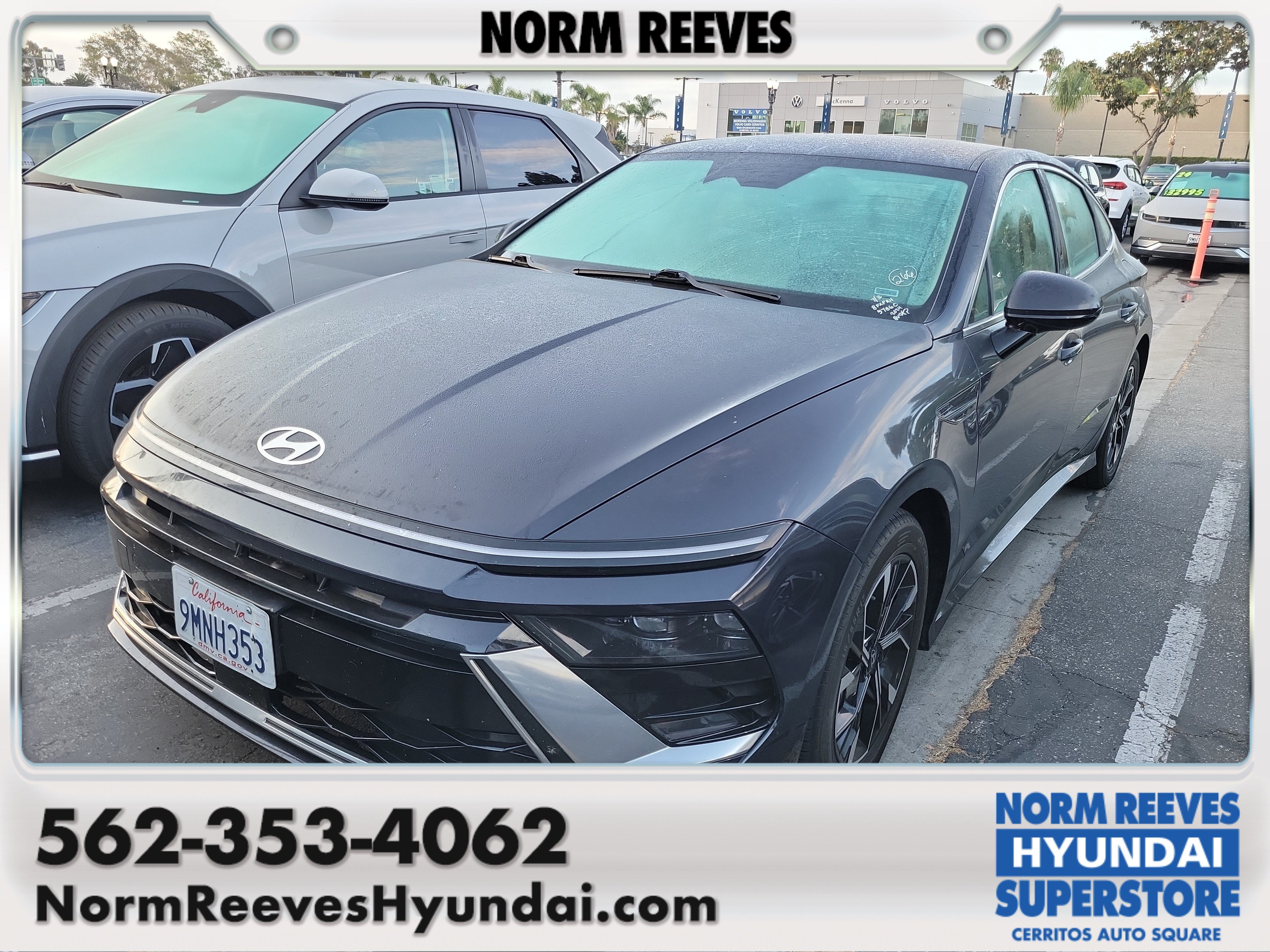 Certified Used 2024 Carbon Blue Hyundai SEL image 1
