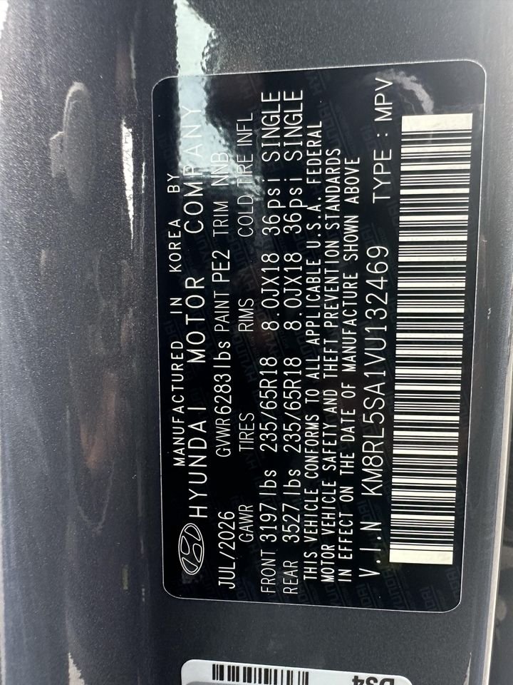 New 2027 Ecotronic Gray Pearl Hyundai Blue SEL 7P image 30