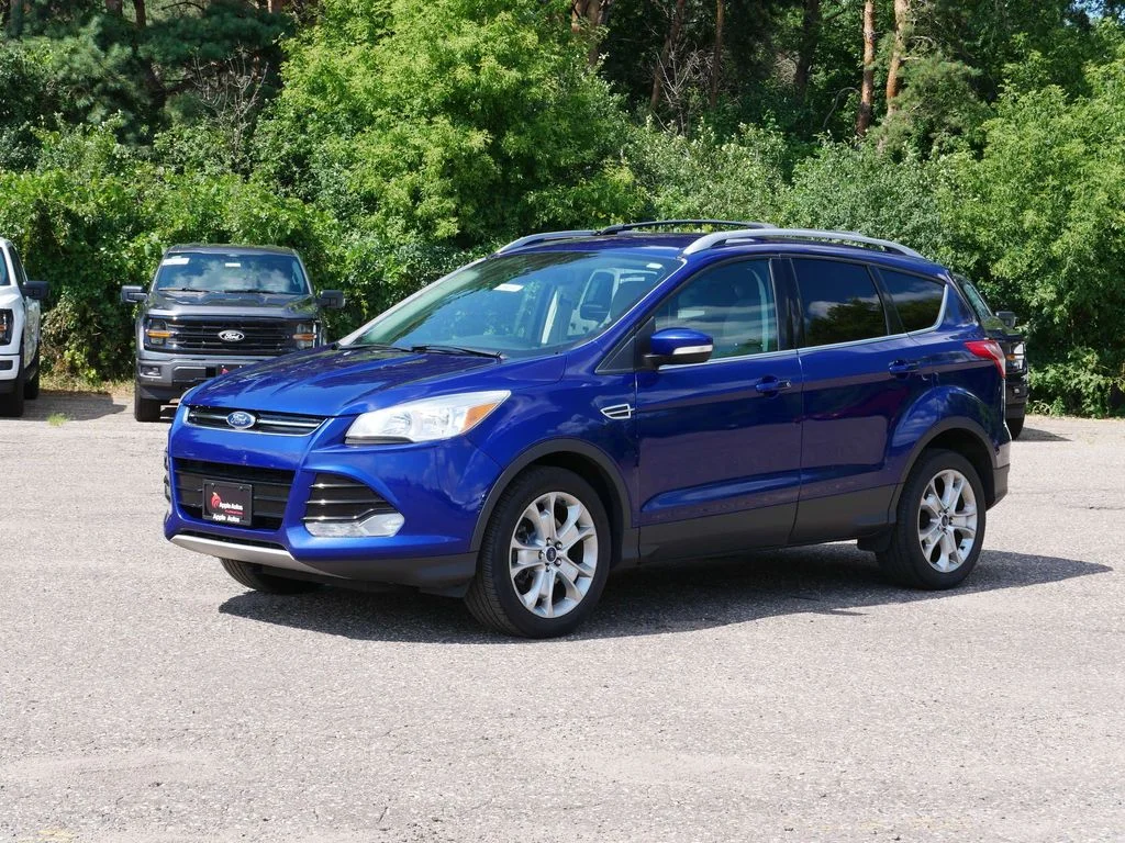 Used 2015 Blue Ford Titanium image 6
