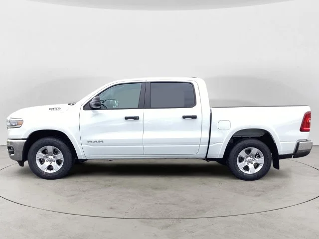 New 2026 Bright White Clearcoat Ram BIG HORN CREW CAB 4X4 5