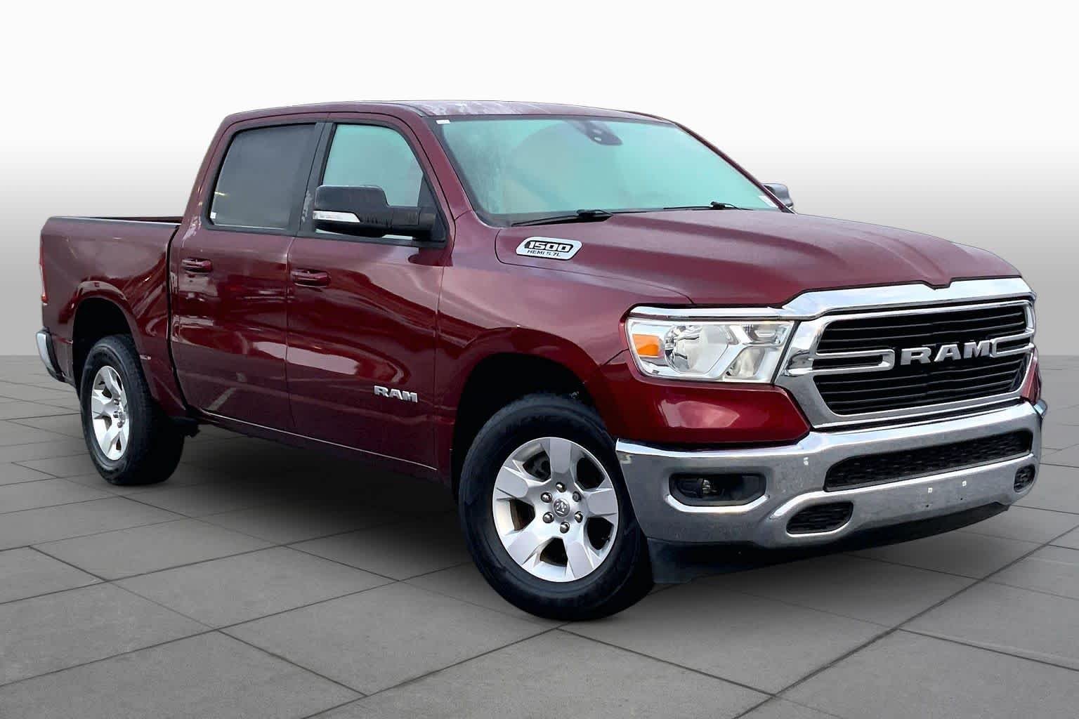 Used 2021 Delmonico Red Pearlcoat Ram Big Horn image 3