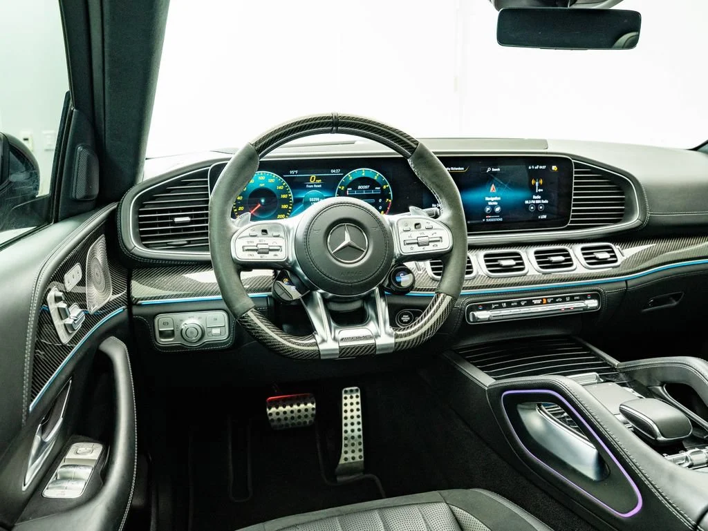 Used 2021 Designo Cardinal Red Metallic Mercedes-Benz GLE 63 S AMG® image 36