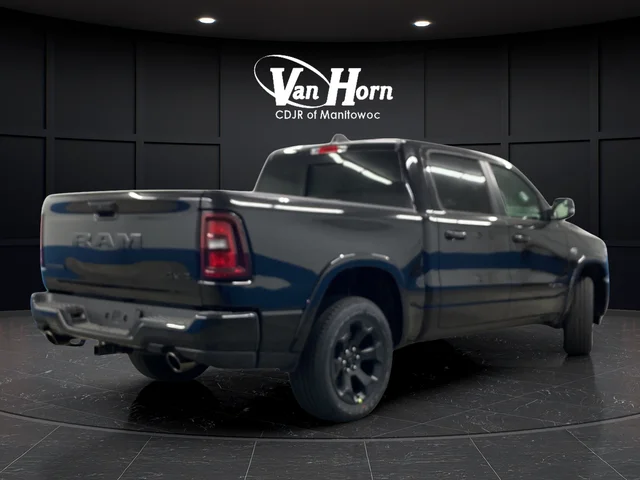 New 2026 Diamond Black Crystal Pearl-Coat Exterior Paint RAM Big Horn/Lone Star image 7