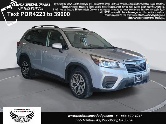 Certified Used 2020 Silver Subaru Premium image 1