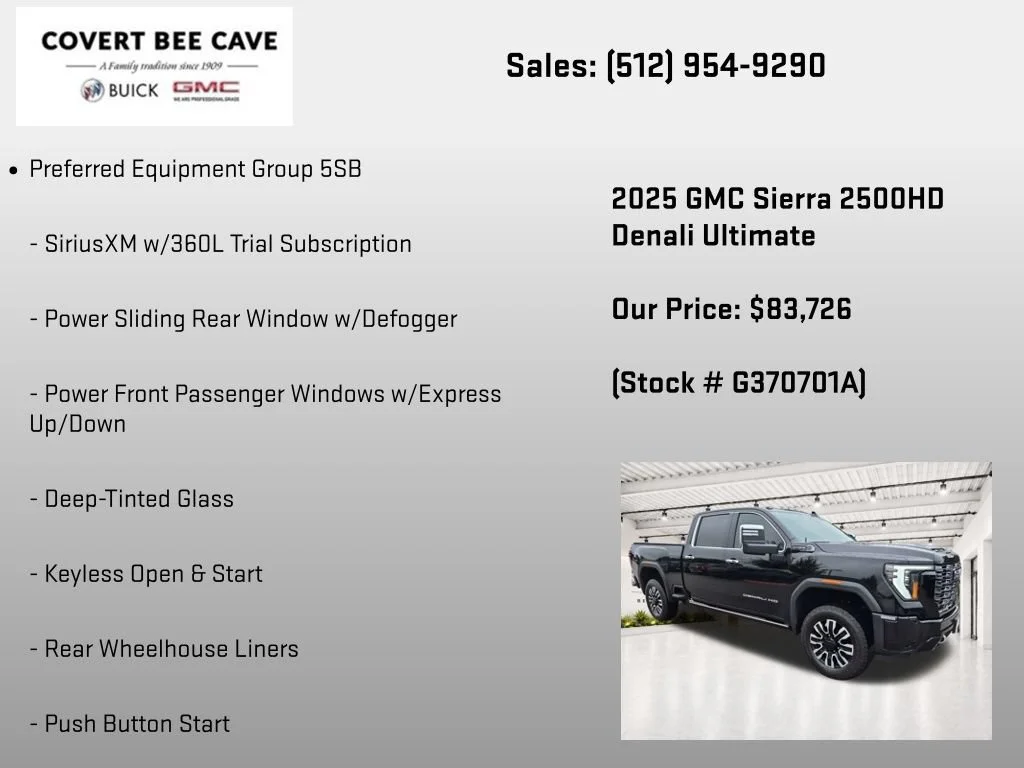 Certified Used 2025 Onyx Black GMC Denali Ultimate image 7