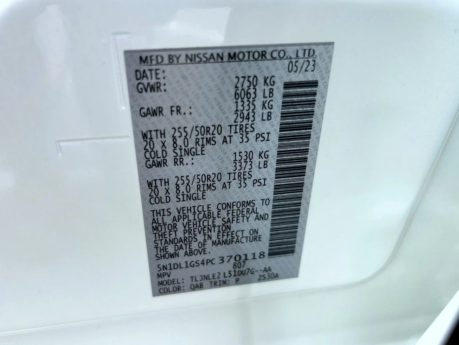 Certified Used 2023 White INFINITI Sensory image 27