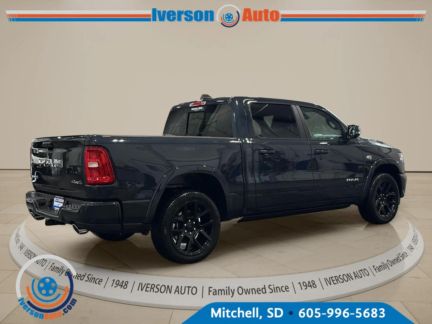 New 2027 Forged Blue Metallic Exterior Paint RAM Laramie image 7
