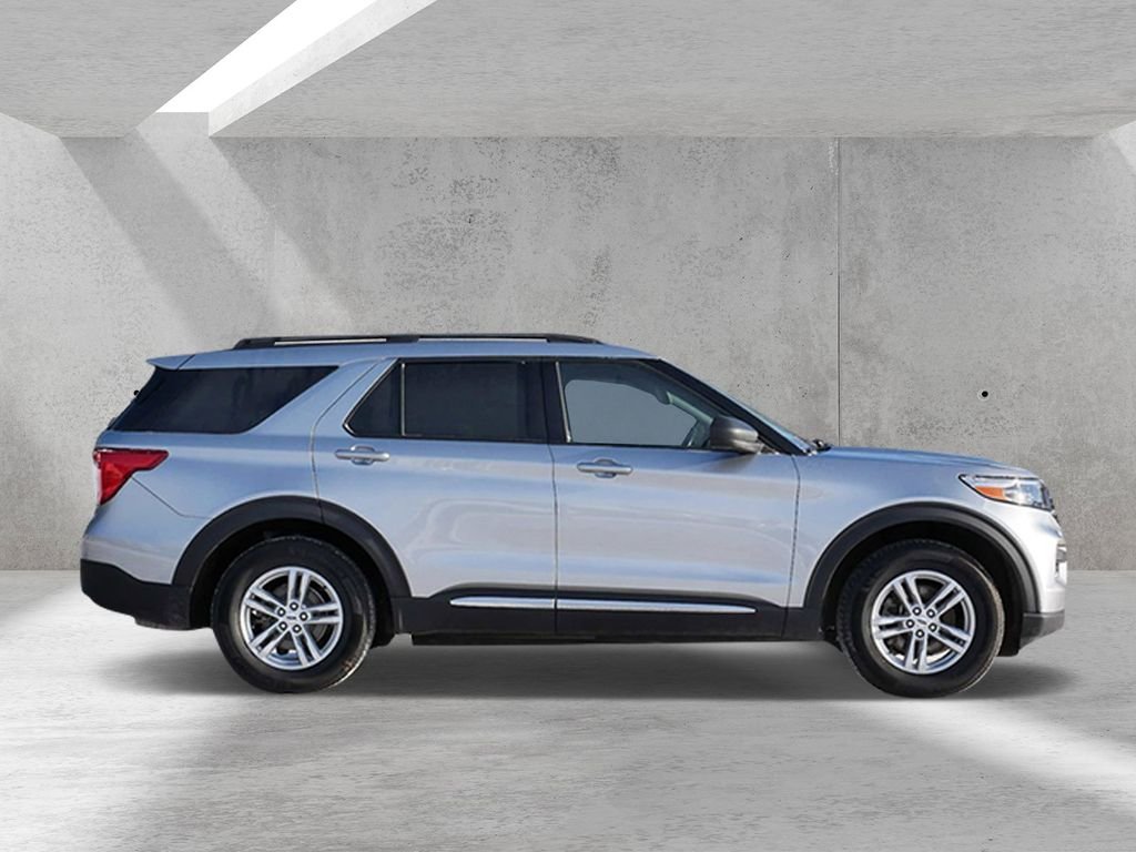 Certified 2021 Ford Explorer XLT with VIN 1FMSK8DHXMGA71832 for sale in White Bear Lake, Minnesota