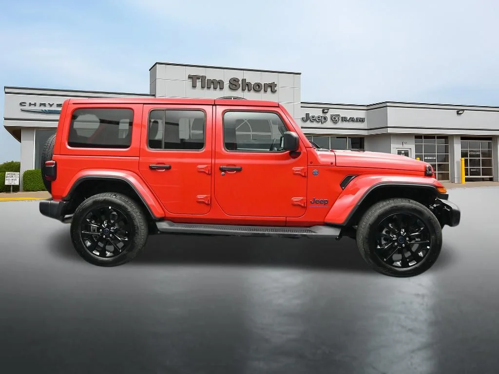 Used 2025 Red Jeep Sahara 4xe image 6