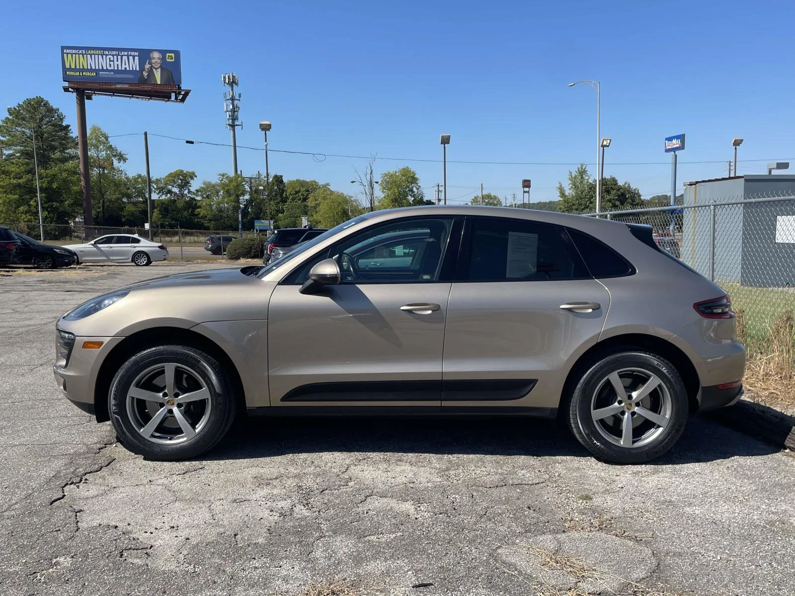 Used 2018 Gold Porsche Base image 2