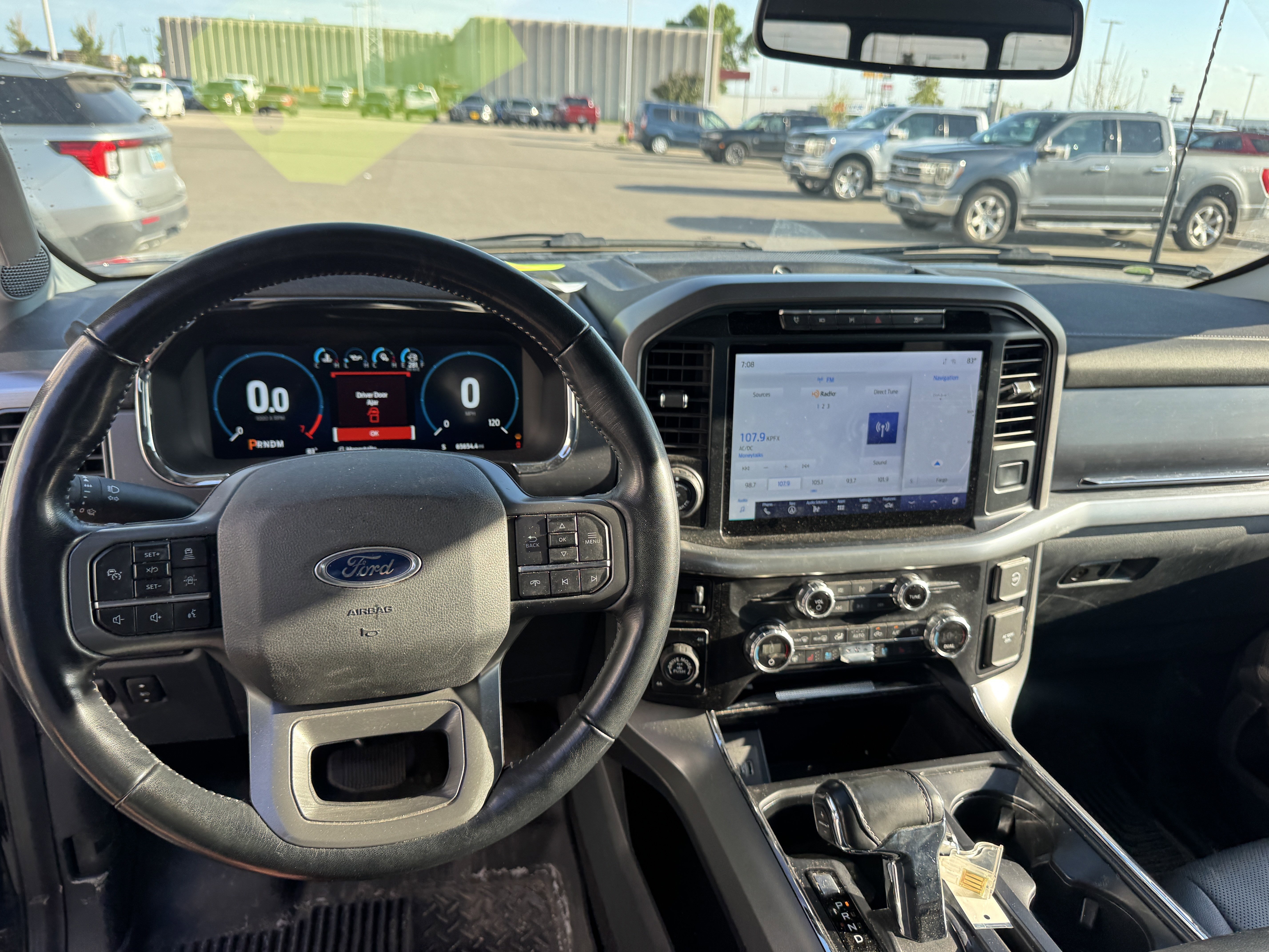 Used 2021 Agate Black Metallic Ford LARIAT image 7