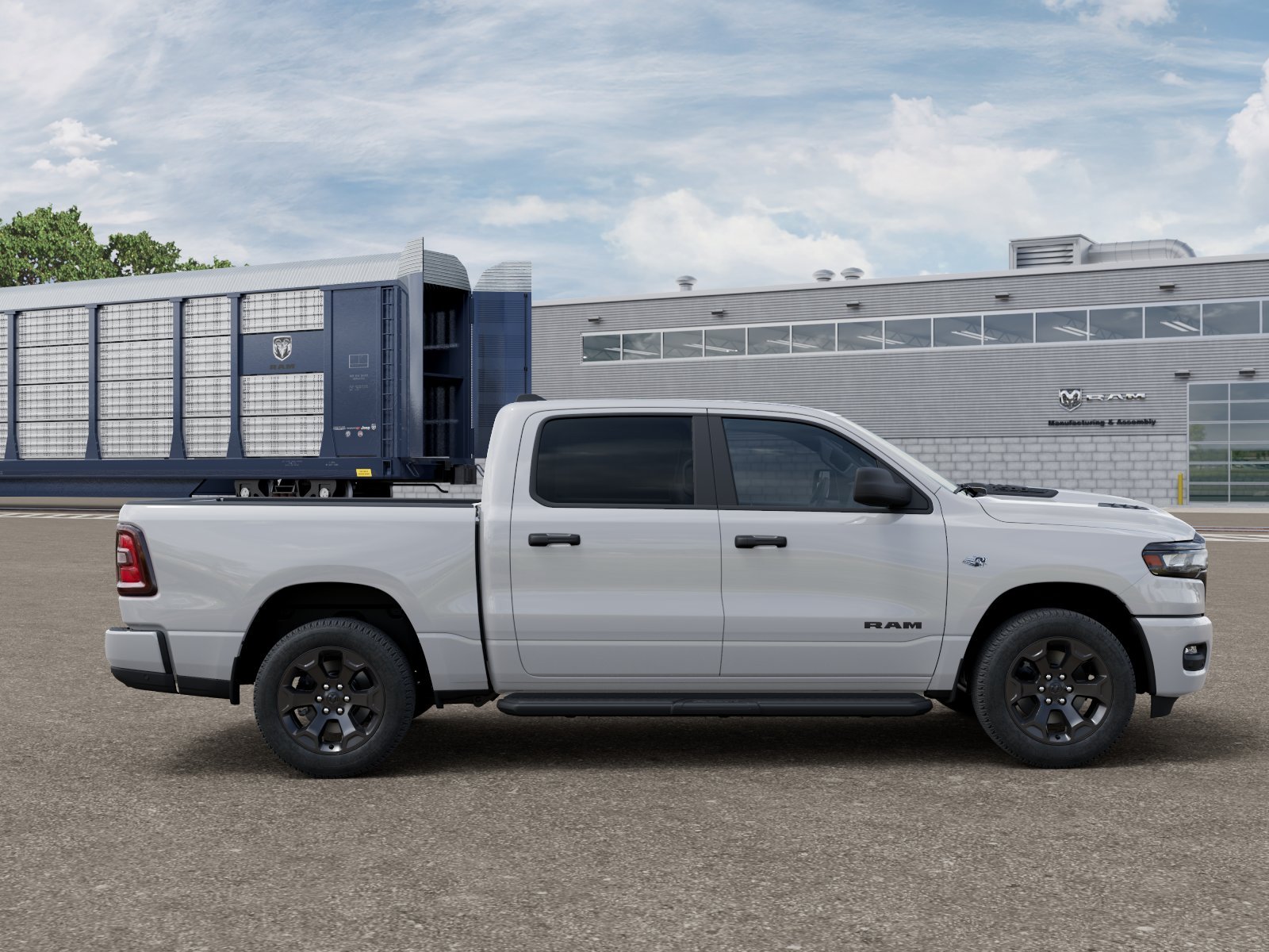 New 2026 Bright White Clear-Coat Exterior Paint RAM  image 12