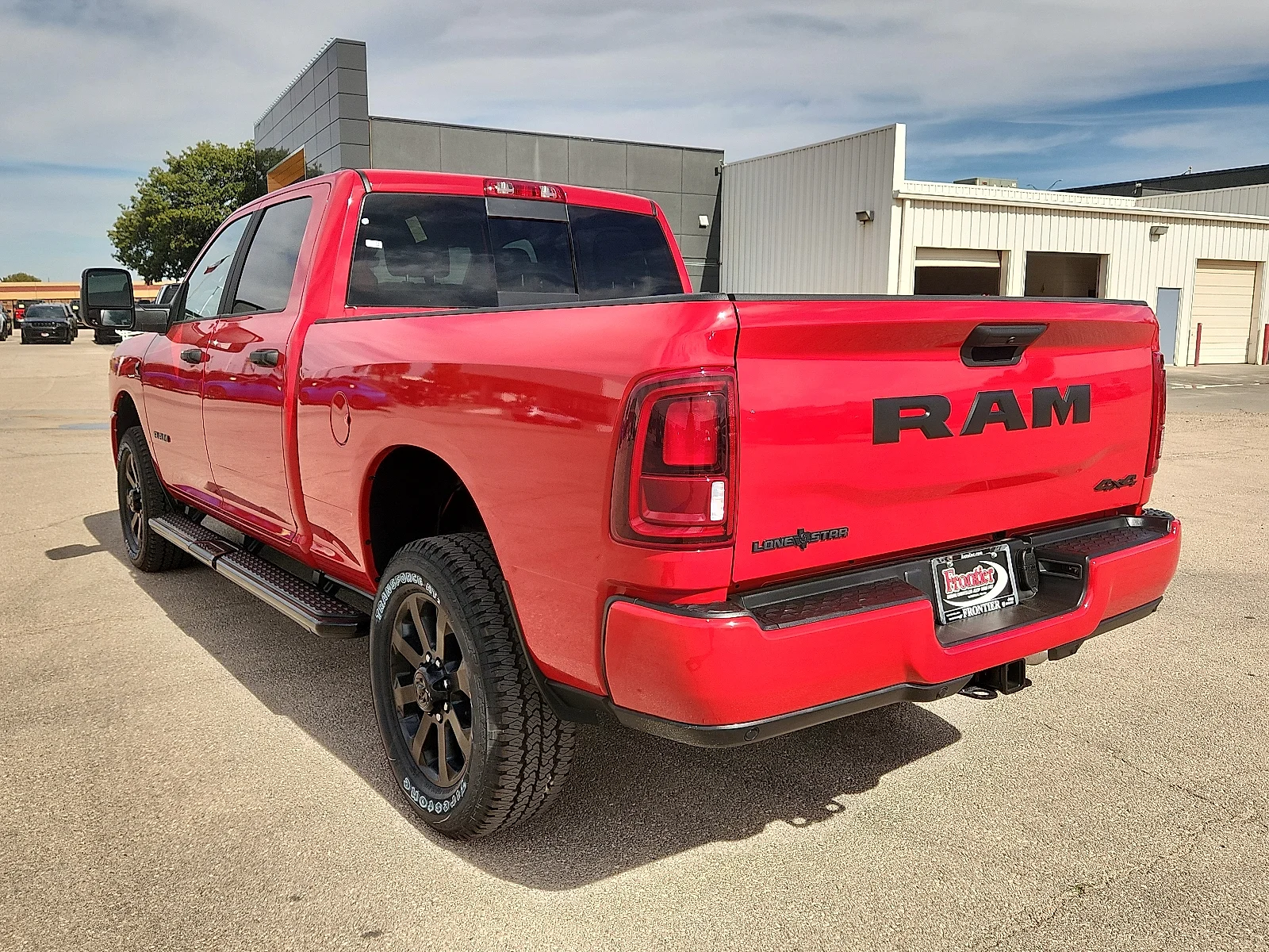 New 2027 Flame Red Clear-Coat  Paint Ram LONE STAR CREW CAB 4X4 6