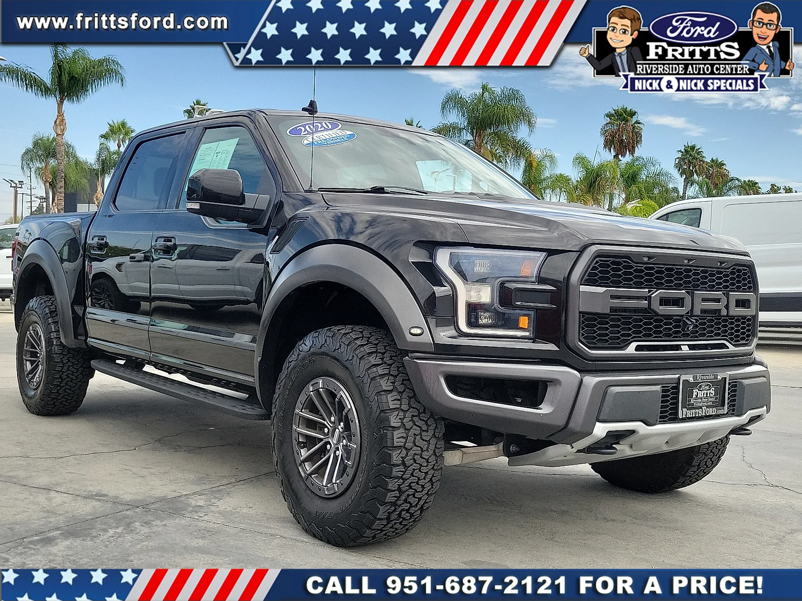 Certified Used 2020 Black Metallic Ford Raptor image 22