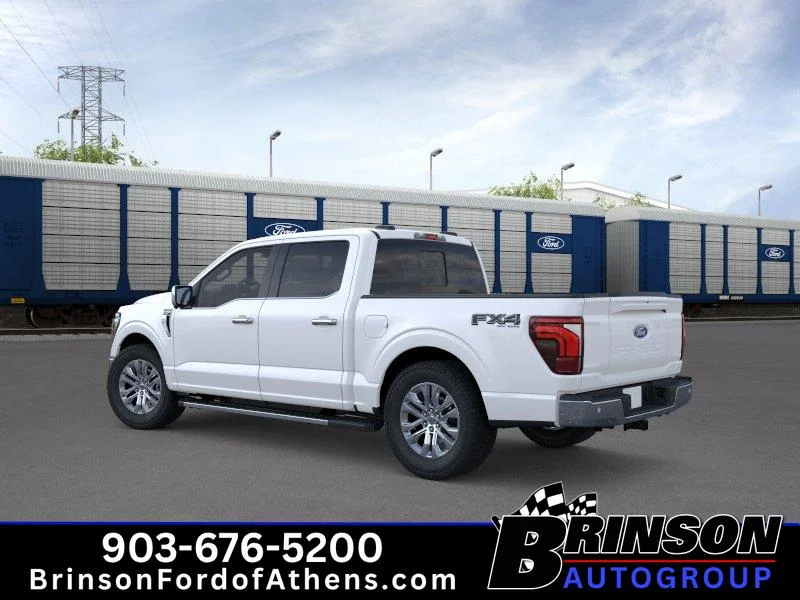 New 2026 Star White Metallic Tri-Coat Ford Lariat® image 4