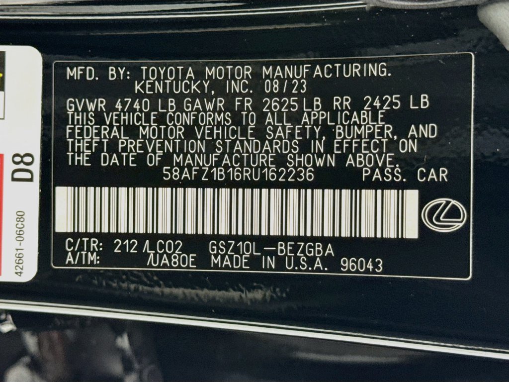 Used 2024 Obsidian Lexus 350 Ultra Luxury image 34