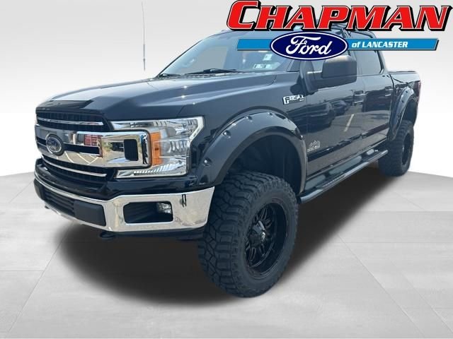 Used 2018 Shadow Black Ford XLT image 1