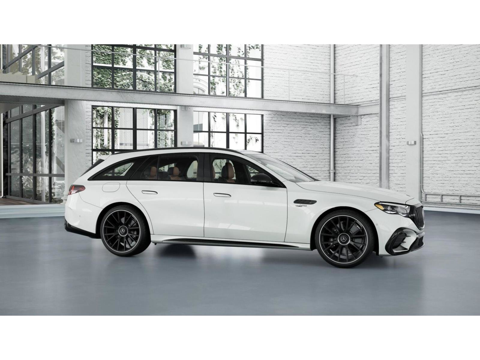 New 2027 MANUFAKTUR Moonlight White Metallic Mercedes-Benz AMG® E 53 Hybrid Wagon image 14