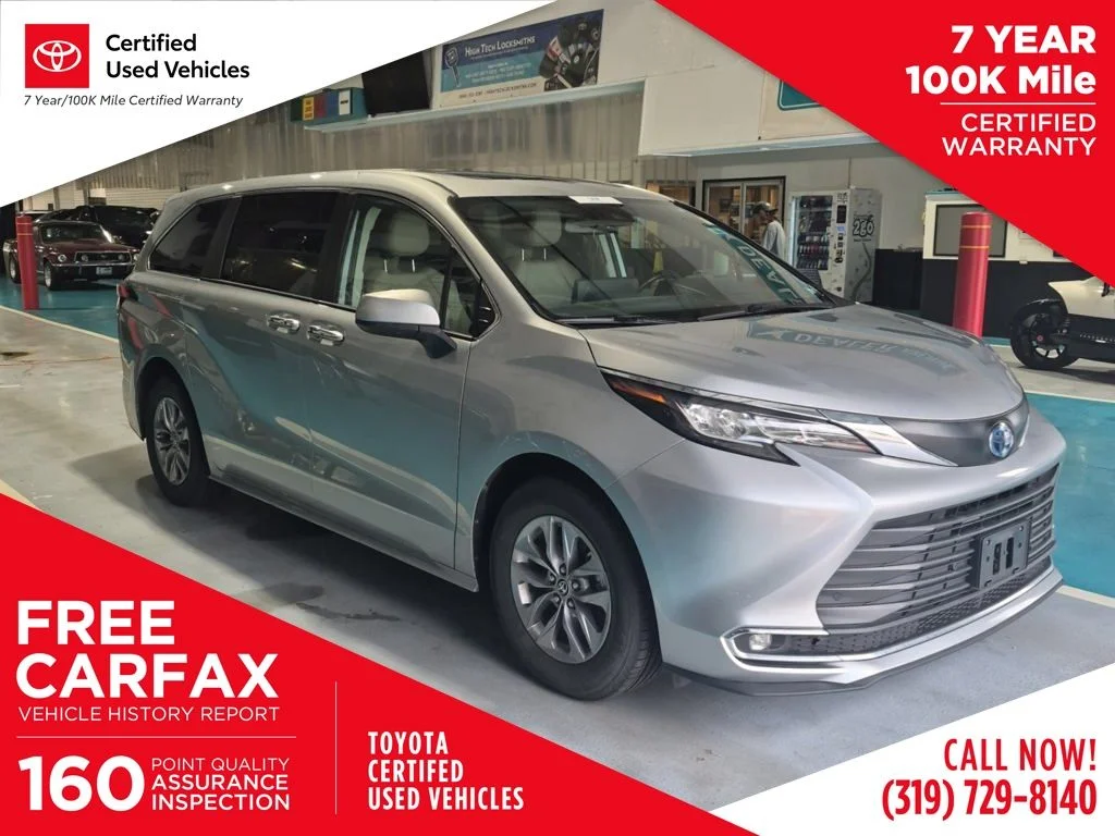 Certified Used 2022 Silver Toyota XLE image 1