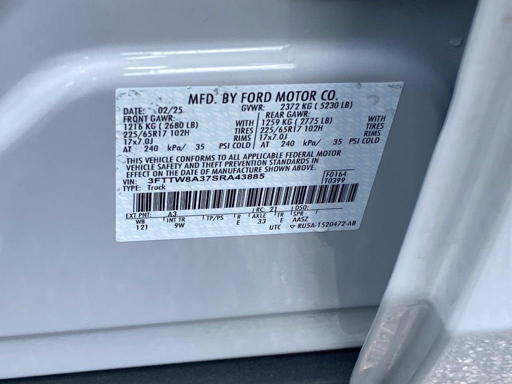 Used 2025 Space White Metallic Ford XL image 20