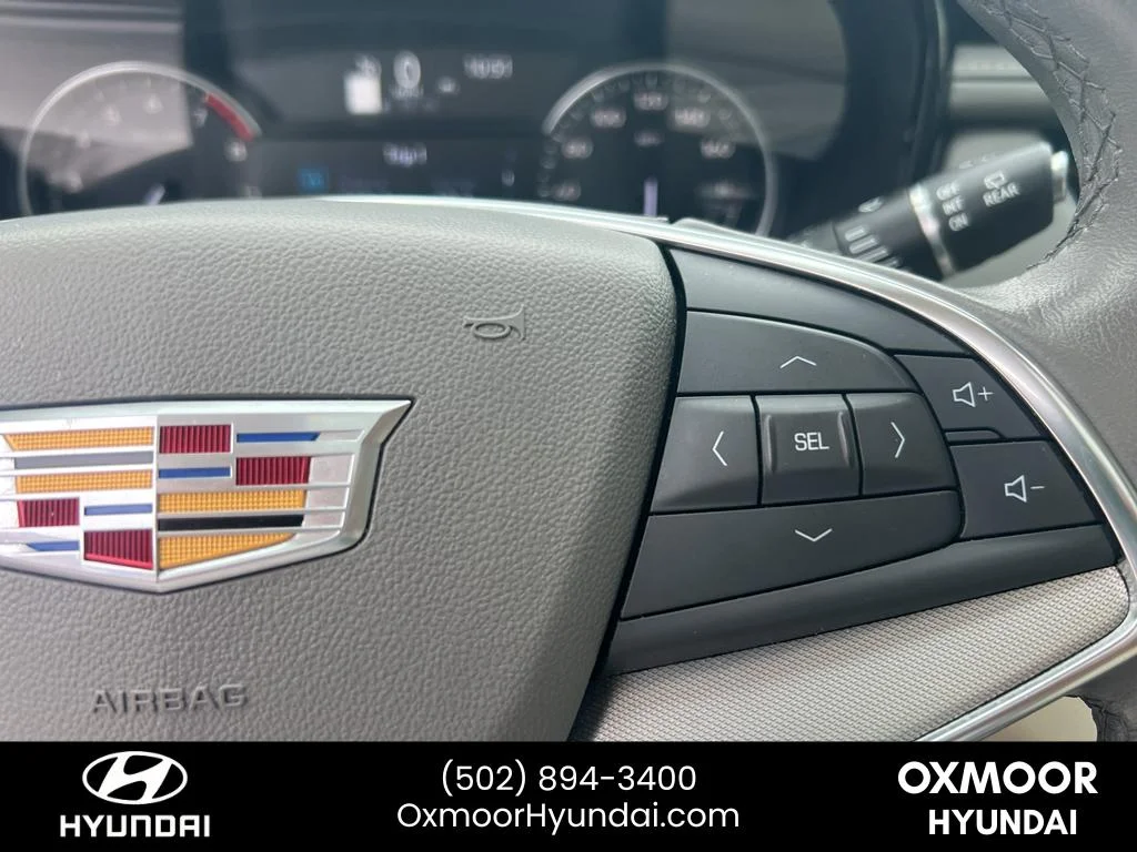 Used 2021 Crystal White Tricoat Cadillac AWD Premium Luxury image 13